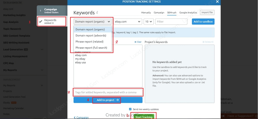 Từ danh sách báo cáo bạn chọn thẻ phù hợp mà bạn muốn thống kê.