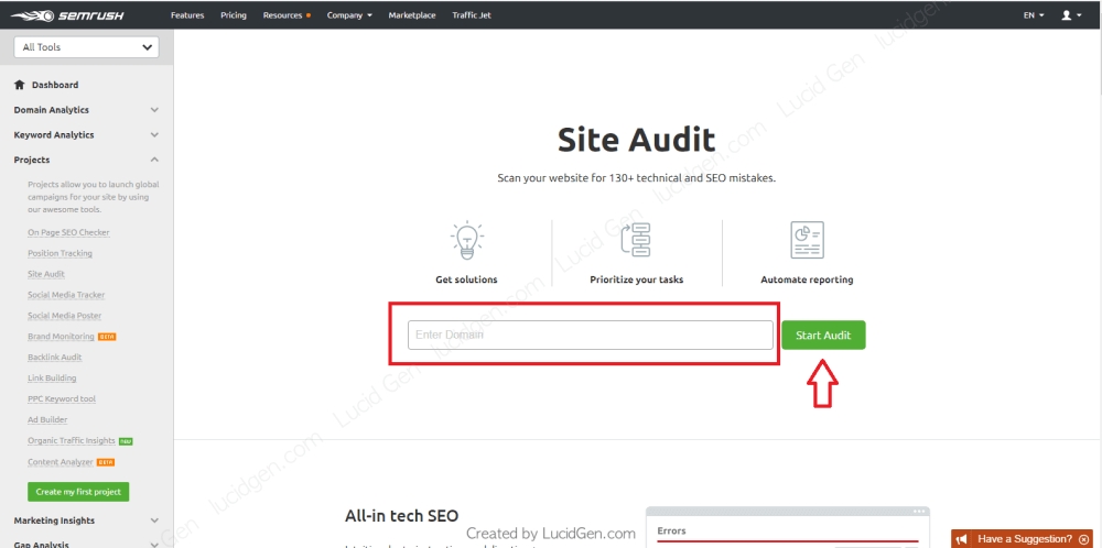Nhập tên miền công ty của bạn vào đây.